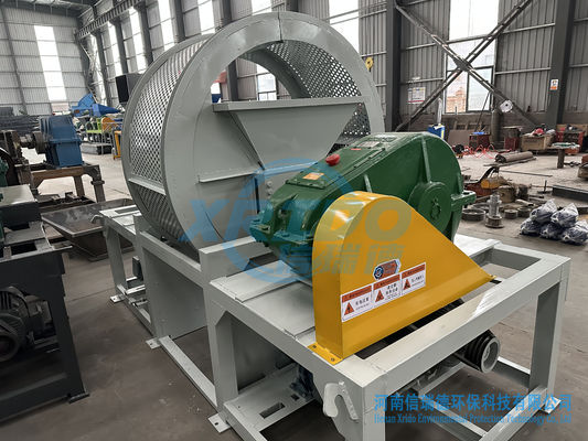 Traitement des métaux ALLOI à double arbre caoutchouc pneu métallique concasseur broyeur à marteaux pour le recyclage