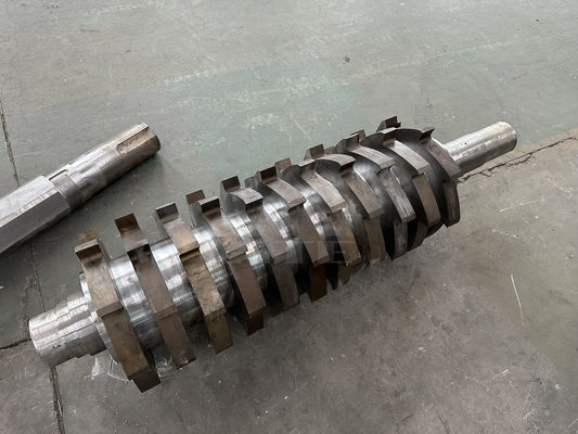 Déchiqueteuse de métaux à double arbre personnalisable à puissance unique pour le traitement de l'aluminium en Malaisie