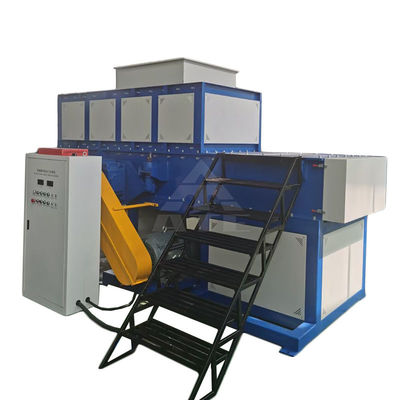300-500 kg de capacité Machine de déchiquetage de bouteilles en plastique industriel à axe unique