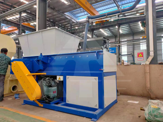Déchiqueteuse de recyclage de carton à un seul arbre pour les déchets de laboratoire en plastique en conception