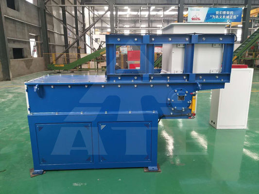 2850kg single shaft déchets de carton déchiqueteur pour le bois plastique métal en Inde