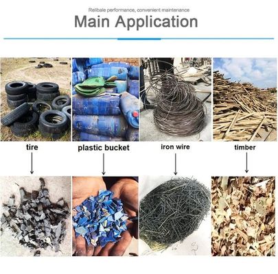 Famous MOTOR déchiqueteuse en plastique pour le recyclage des déchets métalliques et des poubelles