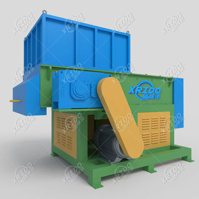 185 Travaux de construction Déchiqueteur à puits unique pour mini-machine de concassage de caoutchouc Déchiqueteur