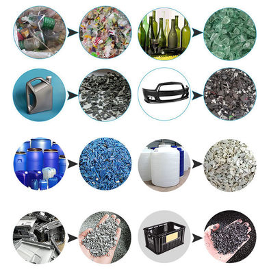 Déchiqueteuse à double arbre pour le recyclage des déchets de papier, carton, caoutchouc, plastique et déchets d'acier