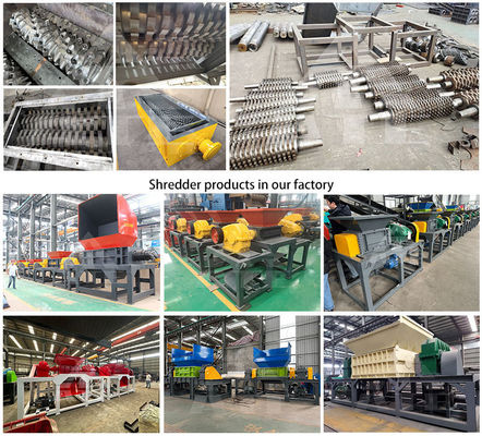 Machine de déchiquetage de déchets métalliques et plastiques 5T Poids adapté à diverses applications