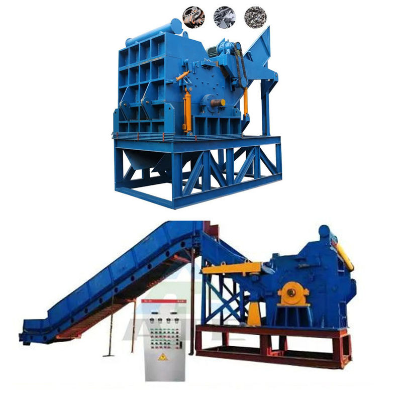 Crusher à déchets de métaux à haute productivité pour la machine de concassage des déchets de fer en aluminium, cuivre et acier