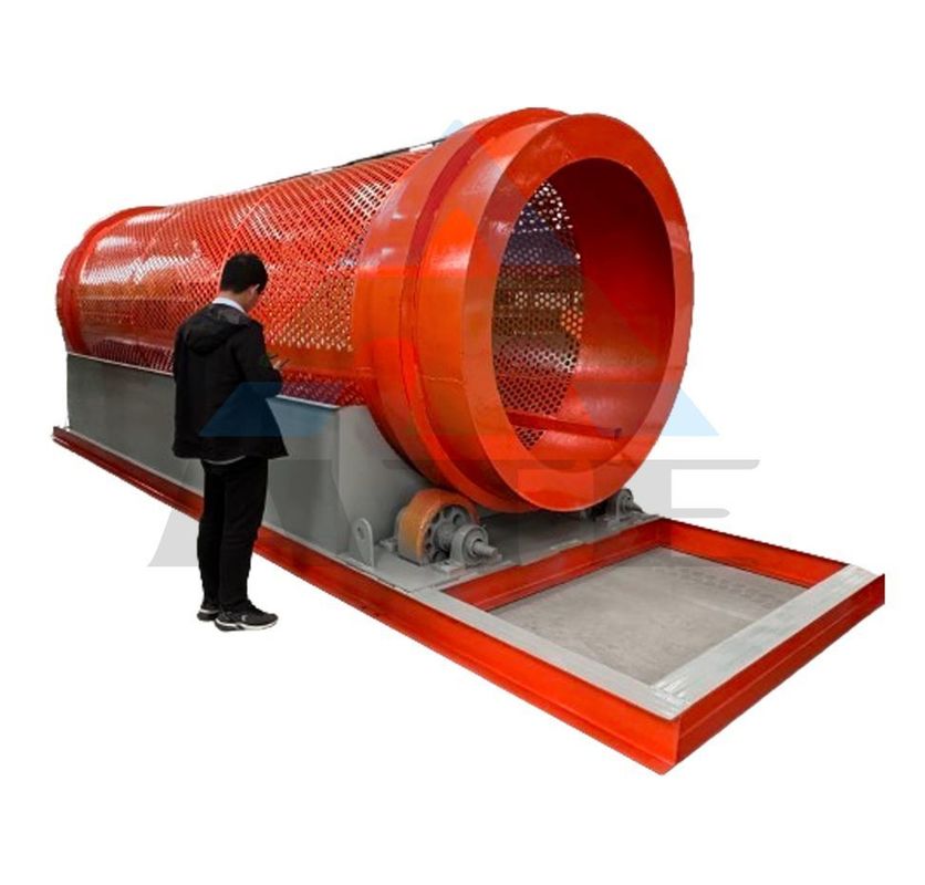 Machine de tamisage à tambour à rouleaux pour déchets ménagers de papier plastique de verre métaux et tissus