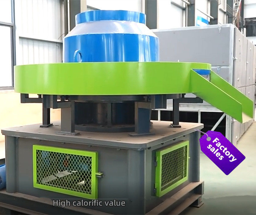 Recyclage des déchets solides Machine de fabrication de granulés de tissu pour le combustible dérivé des déchets de plastique RDF