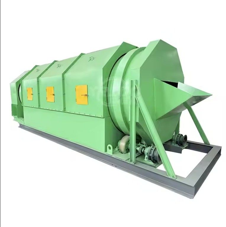 Machine de filtrage à tambour pour système de tri automatique des solides dans une usine de tri des déchets