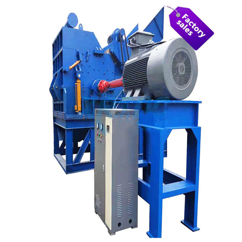 Machine de recyclage pour déchets métalliques de haute résistance, cartouches de voitures et déchiqueteuses d'acier