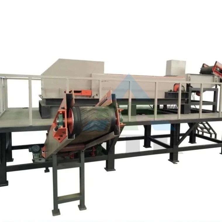 Machine de récupération des déchets d'aluminium Séparateur magnétique pour les métaux plastiques et non ferreux