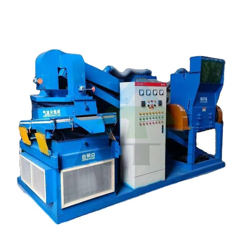 Machine de séparation de cuivre et d'aluminium de 3000 L/h pour le déchiquetage et le recyclage des déchets métalliques