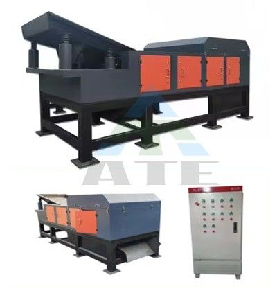 Machine de tri des déchets de recyclage avec séparation automatique de courant magnétique et de courant de tourbillon