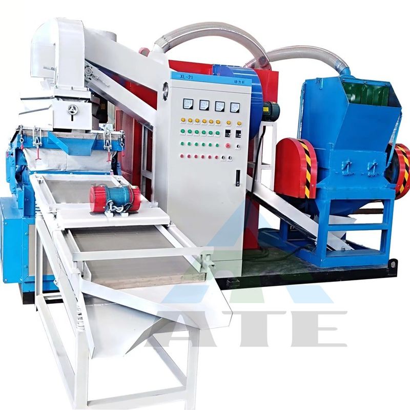 Machine à granuler du fil de cuivre de capacité 3000L/h pour le recyclage des déchets métalliques à haute automatisation