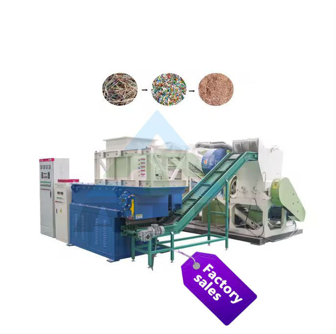Granulateur de câbles de fil de cuivre pour la séparation et le tri du plastique à un prix abordable