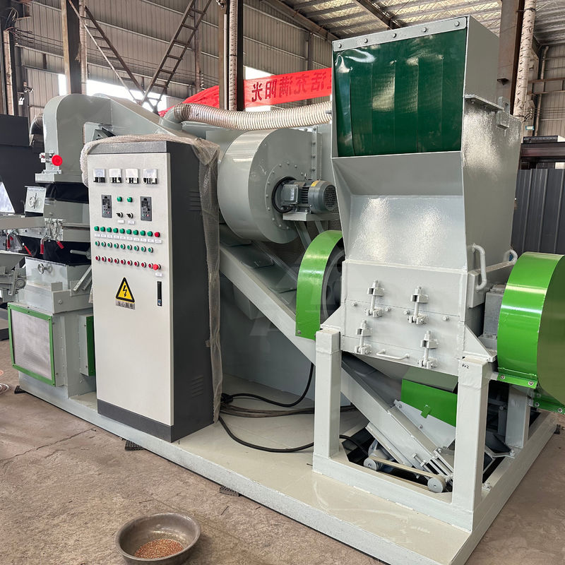 Machine de recyclage de fil de cuivre 3000L/H Granulateur de câble de cuivre Machine automatique de riz de cuivre sec