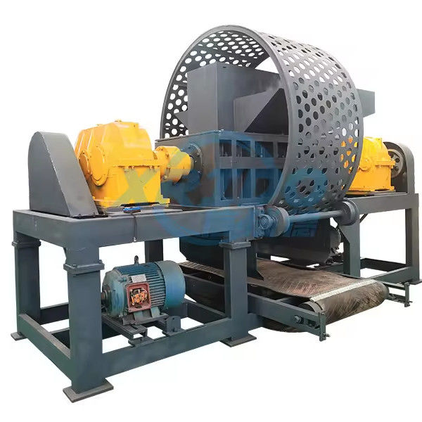 Machine de déchiquetage de pneus pour pneus en fil 2200 kg Poids Conception durable