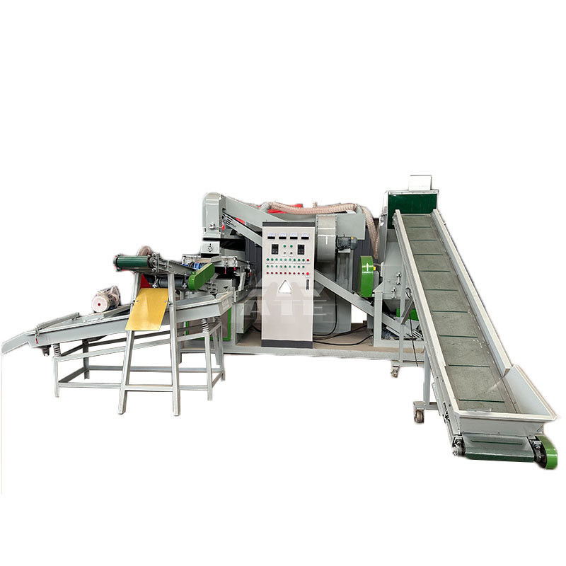 Granulateur de fil de câble de cuivre Machine de riz de cuivre Machine de recyclage de fil avec décapants de fil