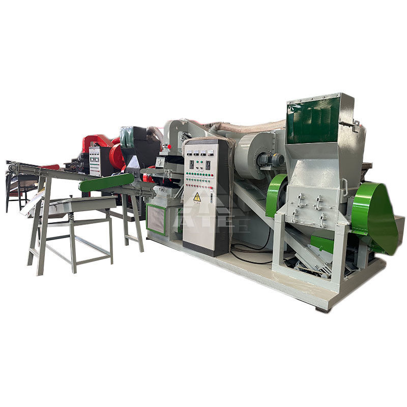 Machine de recyclage de fil de cuivre de capacité 300-500 kg/h pour granulateur automatique de câbles
