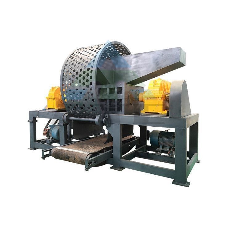 Machine de concassage de pneus à haute productivité de 2-3 tonnes pour le recyclage des déchets de pneus