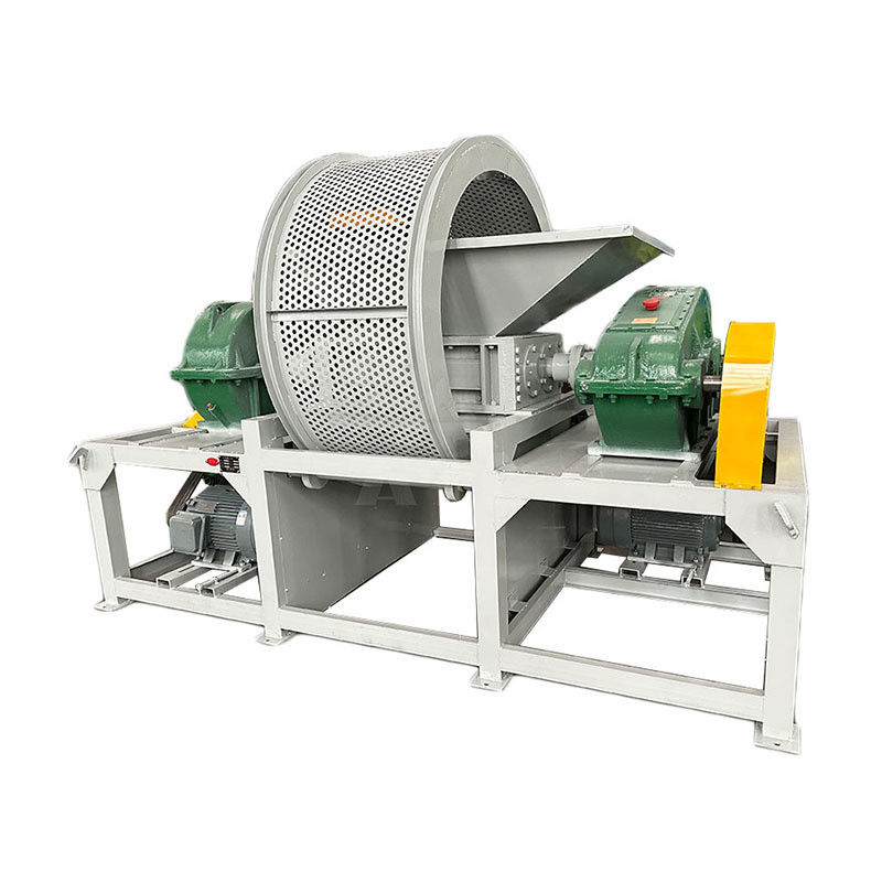 5000 kg machine à déchiqueter à double arbre à palette de bois à moteur machine à déchiqueter les pneus