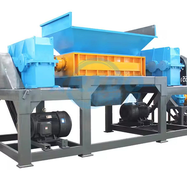 Machine de recyclage de plastique à déchiquetage de caoutchouc et de métaux avec poids T de 2.5