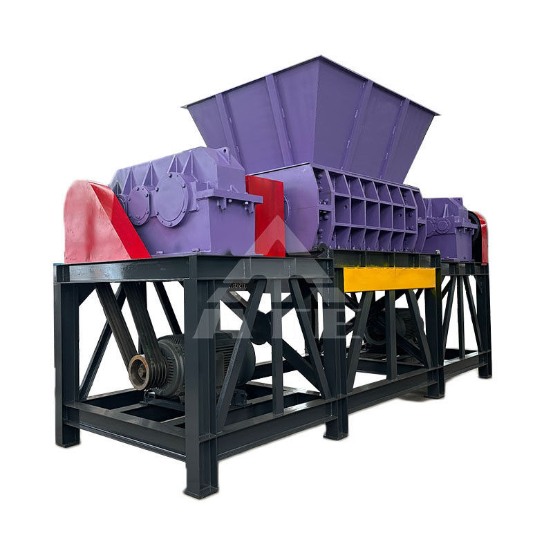 Compact à deux arbres de type 2000 Scrap Metal Disque dur en plastique Shredder Carton Shredder Machine